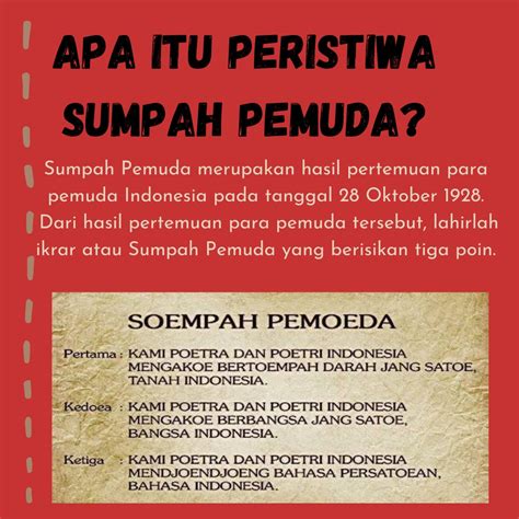 apa arti dan makna sumpah pemuda 1928